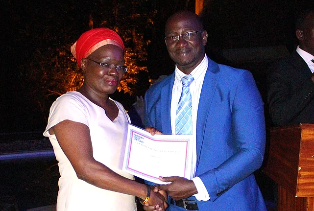 Hon. Irene Ovonji and Ivan Kyeyune