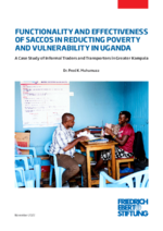 Functionality and effectiveness of SACCOS in reducting poverty and vulnerability in Uganda